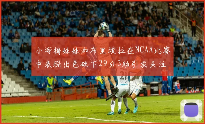 小海梅妹妹加布里埃拉在NCAA比赛中表现出色砍下29分3助引发关注